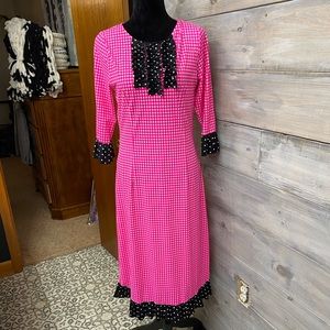 Black white and pink Dainty Jewells swim dress!